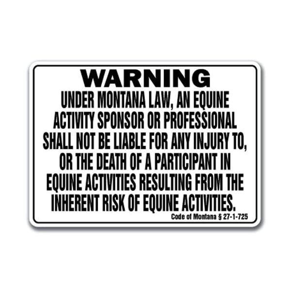 Signmission 18 in Height, Plastic, 18" x 12", WS-P-1218-Montana WS-P-1218-Montana - main